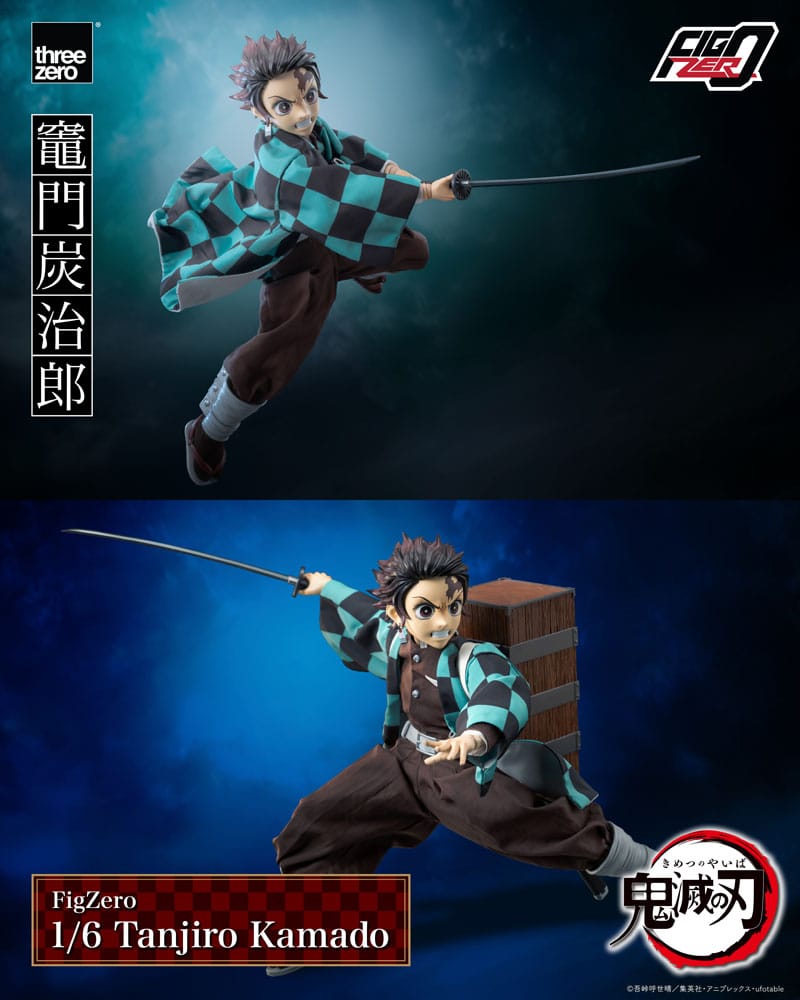 Demon Slayer: Kimetsu no Yaiba FigZero Action Figure 1/6 Tanjiro Kamado 27 cm - ThreeZero