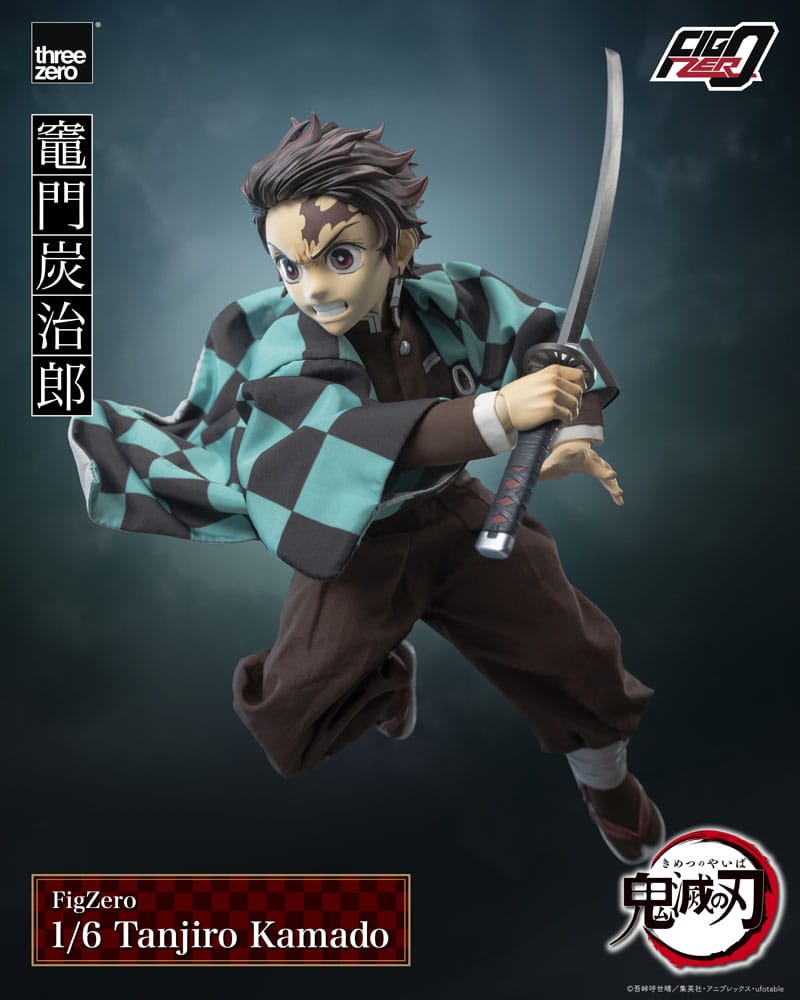 Demon Slayer: Kimetsu no Yaiba FigZero Action Figure 1/6 Tanjiro Kamado 27 cm - ThreeZero