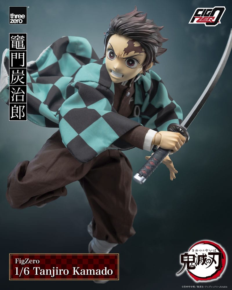 Demon Slayer: Kimetsu no Yaiba FigZero Action Figure 1/6 Tanjiro Kamado 27 cm - ThreeZero