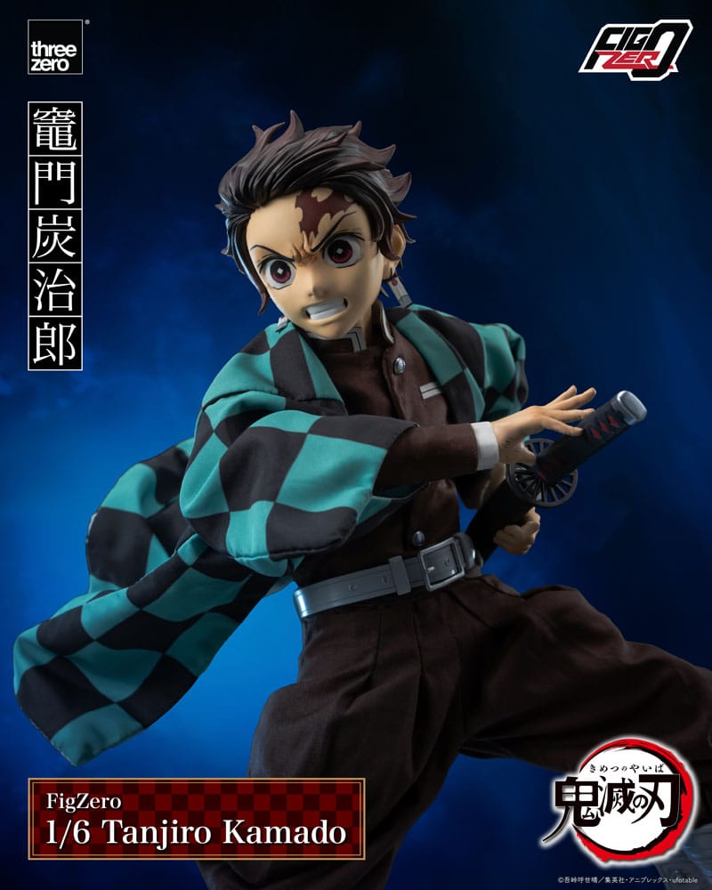 Demon Slayer: Kimetsu no Yaiba FigZero Action Figure 1/6 Tanjiro Kamado 27 cm - ThreeZero