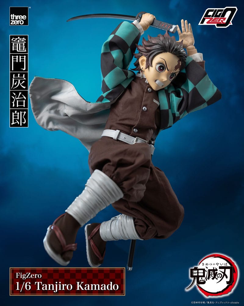 Demon Slayer: Kimetsu no Yaiba FigZero Action Figure 1/6 Tanjiro Kamado 27 cm - ThreeZero