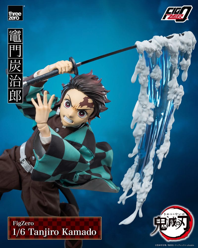 Demon Slayer: Kimetsu no Yaiba FigZero Action Figure 1/6 Tanjiro Kamado 27 cm - ThreeZero
