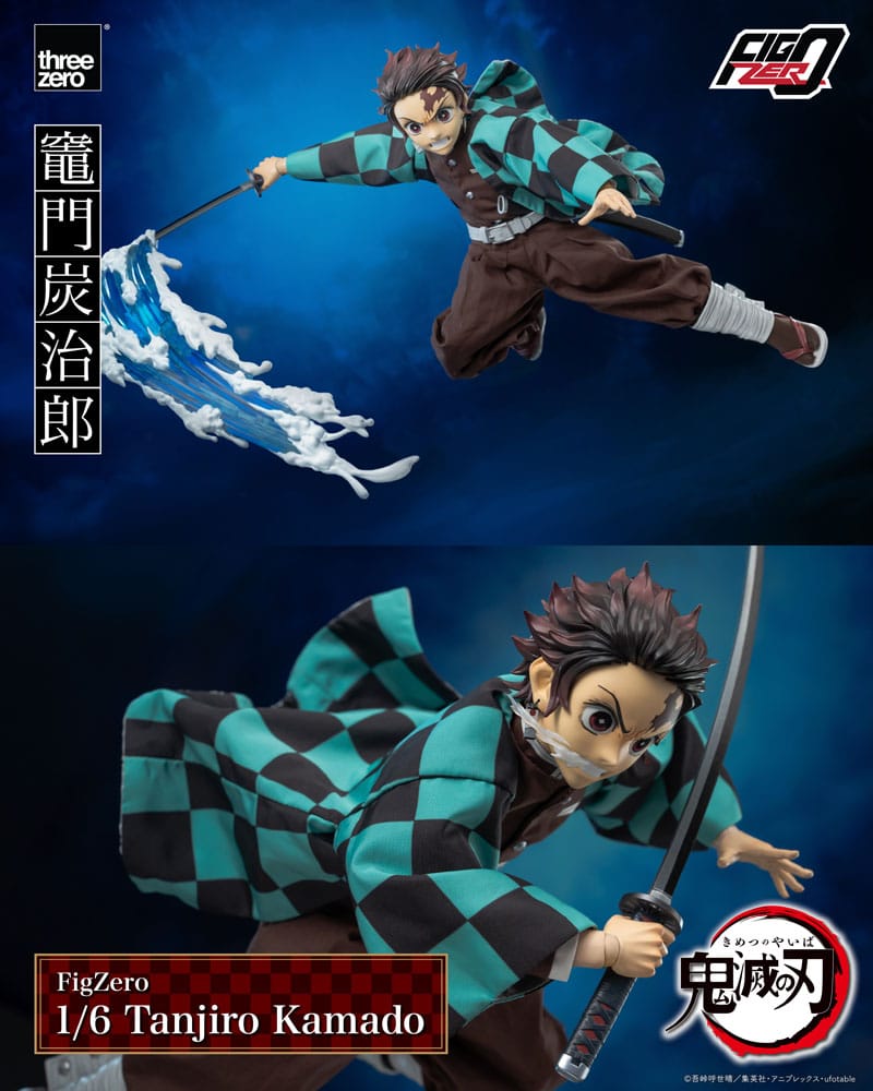 Demon Slayer: Kimetsu no Yaiba FigZero Action Figure 1/6 Tanjiro Kamado 27 cm - ThreeZero
