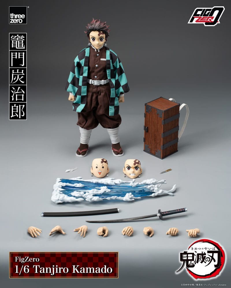 Demon Slayer: Kimetsu no Yaiba FigZero Action Figure 1/6 Tanjiro Kamado 27 cm - ThreeZero