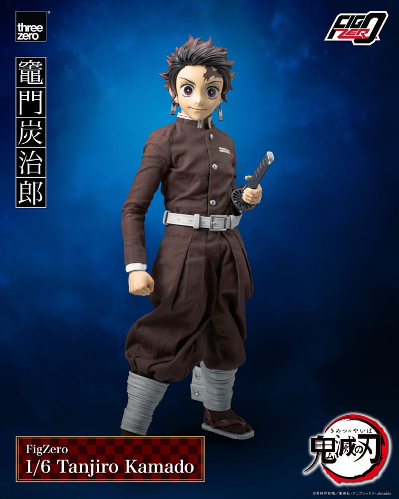 Demon Slayer: Kimetsu no Yaiba FigZero Action Figure 1/6 Tanjiro Kamado 27 cm - ThreeZero