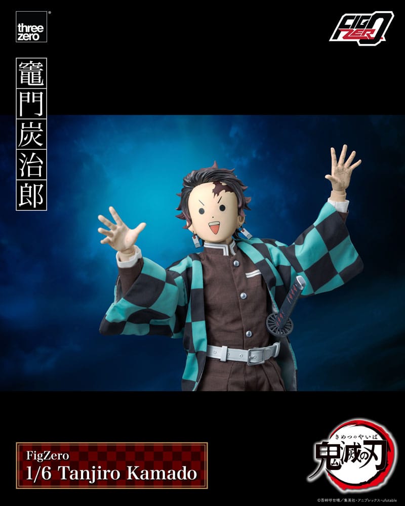 Demon Slayer: Kimetsu no Yaiba FigZero Action Figure 1/6 Tanjiro Kamado 27 cm - ThreeZero