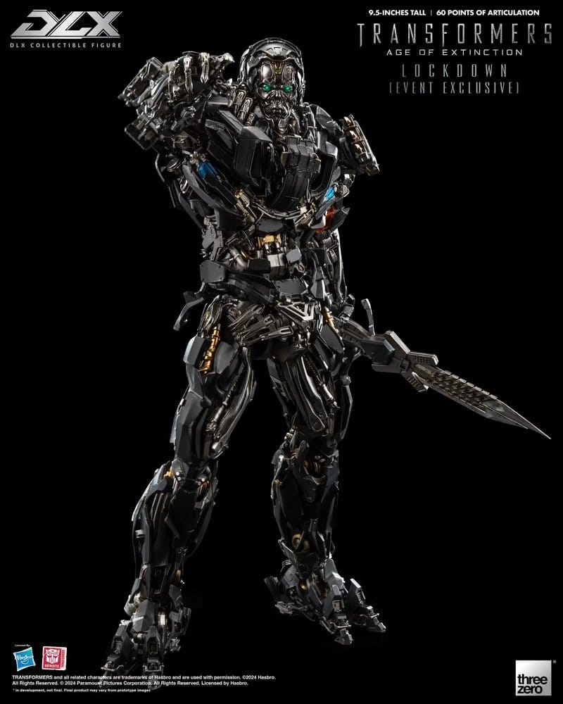 Transformers: Age of Extinction DLX Action Figure 1/6 Lockdown 24 cm ThreeZero