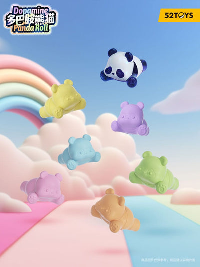 Panda Roll Blind Box Figure, Assortimento da 6 Pezzi, 3 cm - 52TOYS