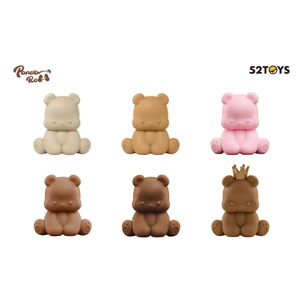 Panda Roll Minime Figure a Sorpresa - 5 Figure Sedute da 3 cm - 52TOYS