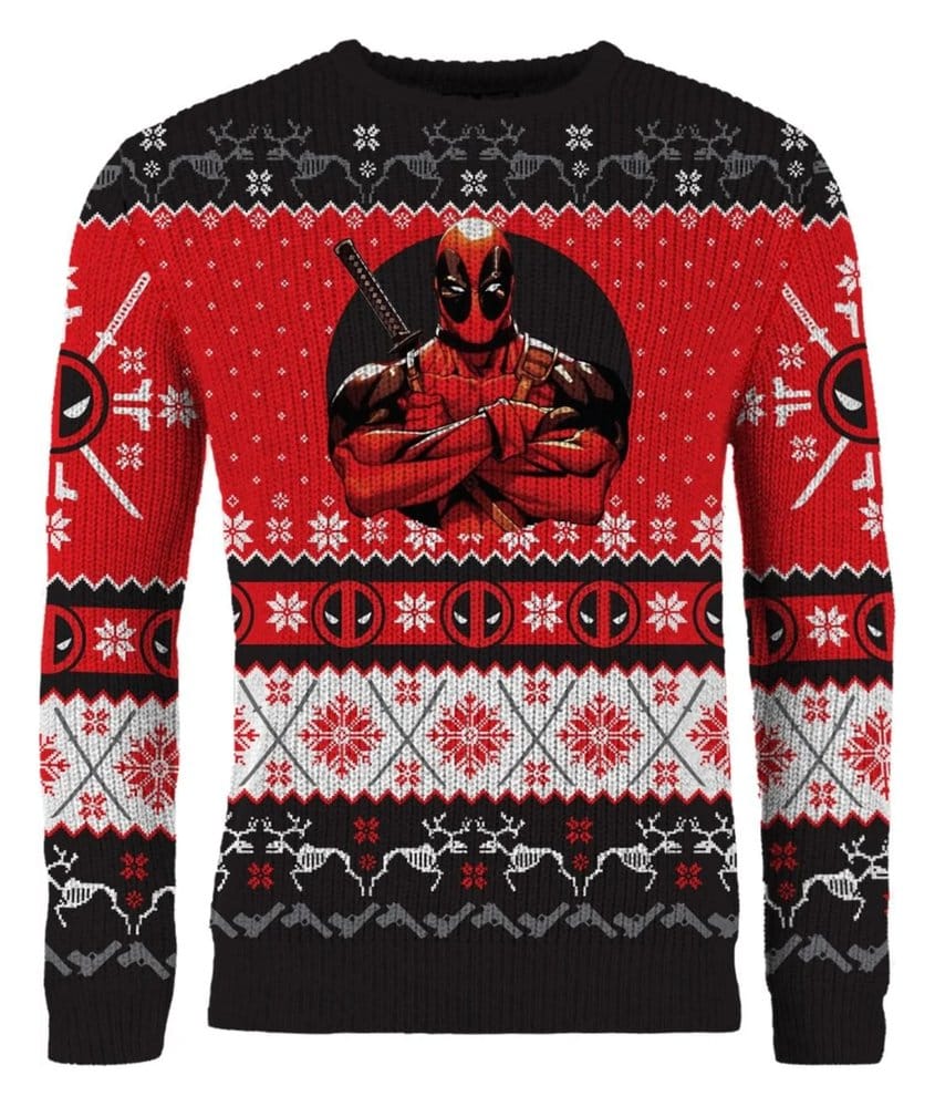 Maglione di Natale Deadpool Taglia L - AAA Merchandise