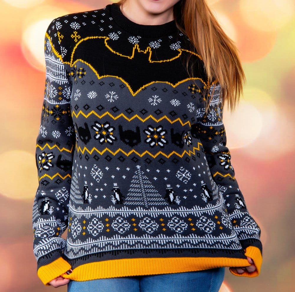 Maglione di Natale Batman con Pinguino, taglia XL, AAA Merchandise