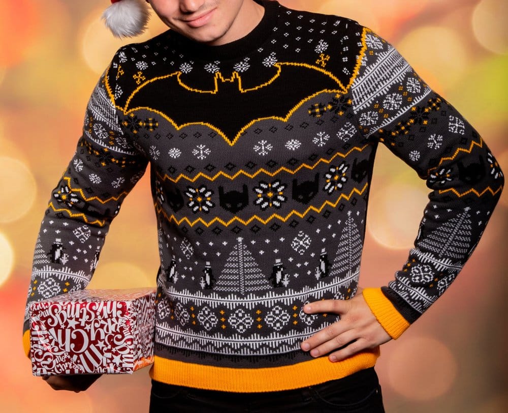 Maglione di Natale Batman con Pinguino, taglia XL, AAA Merchandise