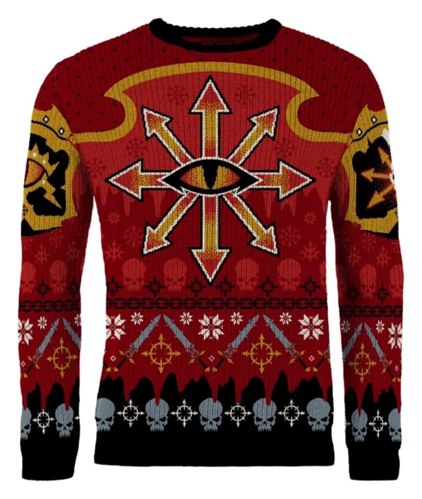 Maglione di Natale Warhammer 40.000 Chaos Taglia L