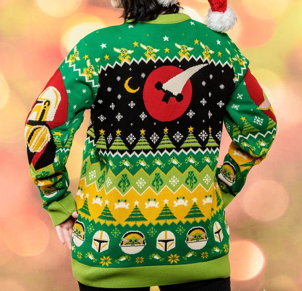 Maglione di Natale Star Wars Baby Yoda taglia XL