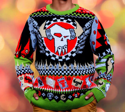 Maglione di Natale Warhammer 40.000 Ork Taglia XL
