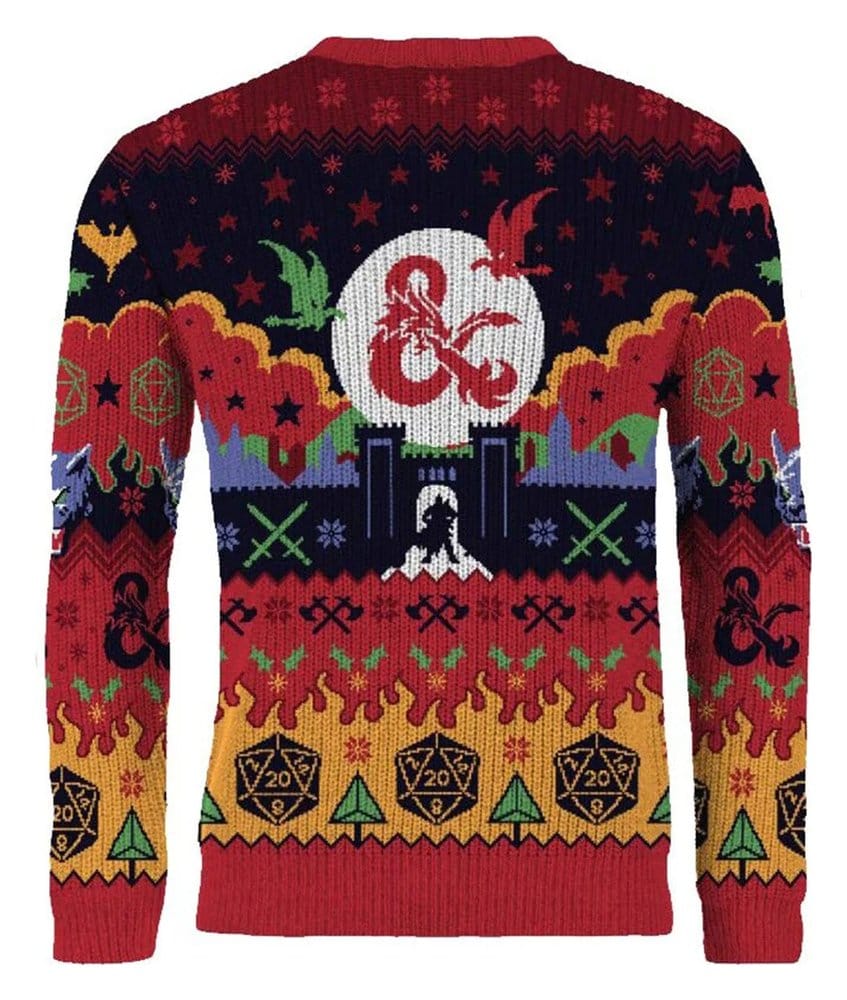 Maglione di Natale Dungeons & Dragons Taglia S