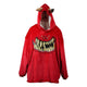 Warhammer 40K – Coperta oversize con cappuccio Squig Rosso
