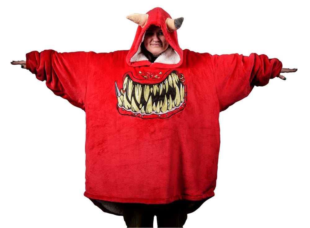 Warhammer 40K – Coperta oversize con cappuccio Squig Rosso