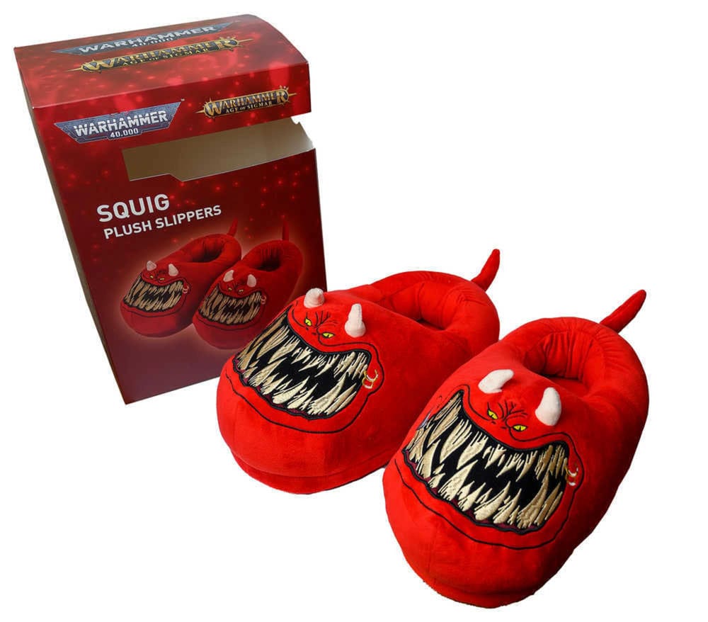 Warhammer 40,000 Pantofole Squig Rosse Taglia Unica