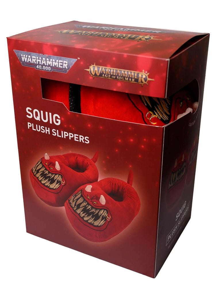 Warhammer 40,000 Pantofole Squig Rosse Taglia Unica