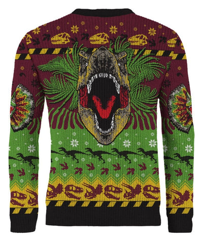 Maglione di Natale Jurassic Park Happy Rexmas Taglia XXL