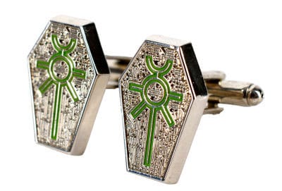 Warhammer 40,000 Cufflinks Necrons 