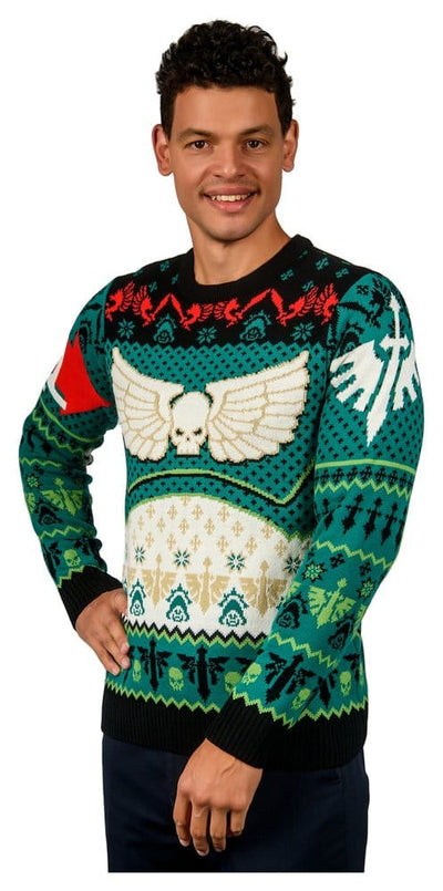 Maglione di Natale Warhammer 40,000 Dark Angels Taglia XXXL