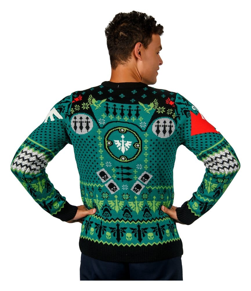 Maglione di Natale Warhammer 40.000 Dark Angels Taglia XXL