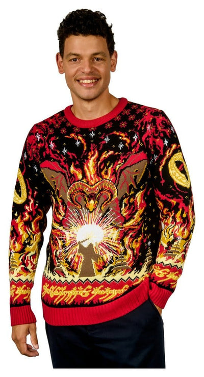 Maglione di Natale Il Signore degli Anelli Balrog Taglia XL