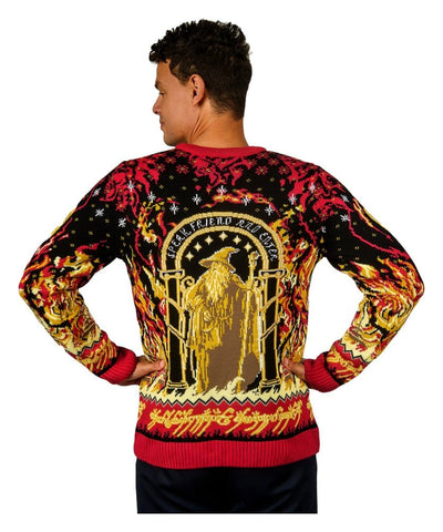 Maglione di Natale Il Signore degli Anelli Balrog Taglia XL