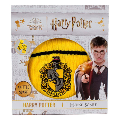 Harry Potter - Scarf Hufflepuff Thin Stripes (Boxed) 160 cm