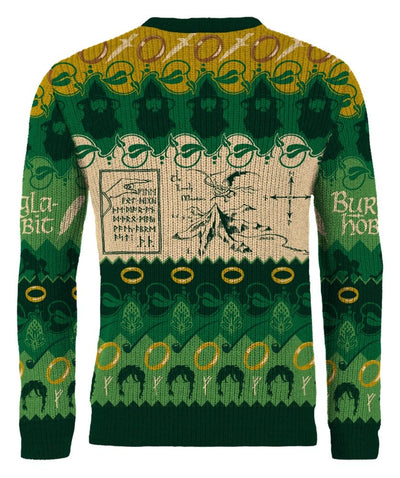 Il Signore degli Anelli Maglione Natalizio della Contea Taglia M