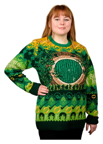 Il Signore degli Anelli Maglione Natalizio della Contea Taglia M