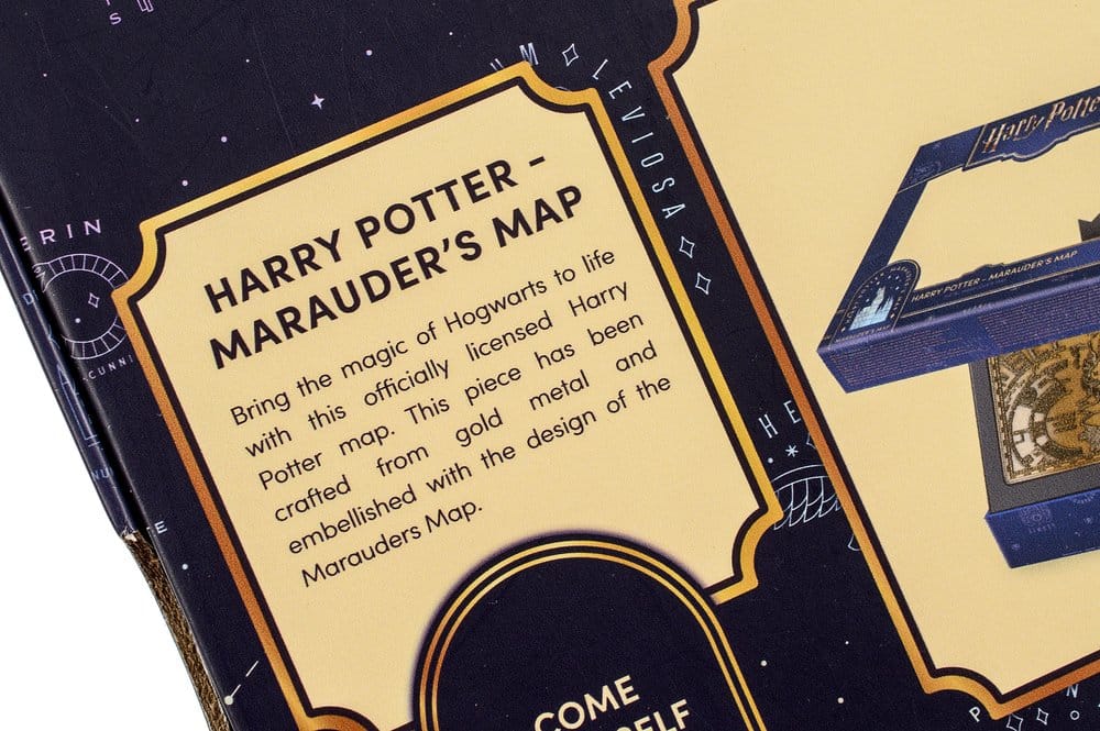 Harry Potter Mappa dei Malandrini in Metallo – Placca da Parete 15 cm, AAA Merchandise