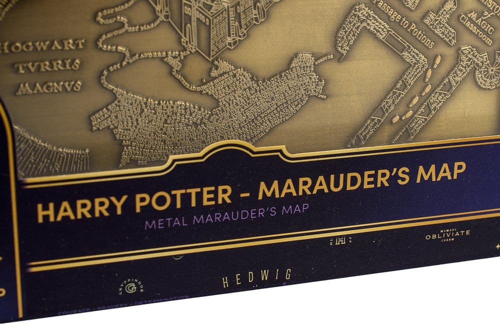 Harry Potter Mappa dei Malandrini in Metallo – Placca da Parete 15 cm, AAA Merchandise