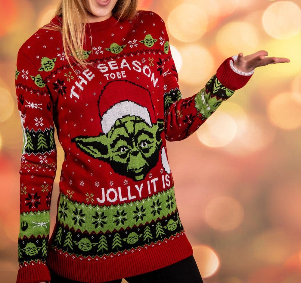 Maglione di Natale Star Wars Yoda Taglia M - AAA Merchandise