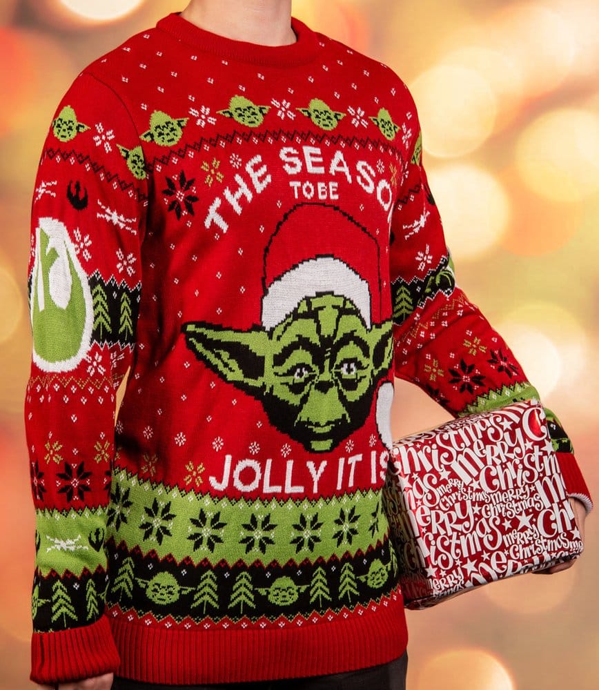 Maglione di Natale Star Wars Yoda Taglia M - AAA Merchandise