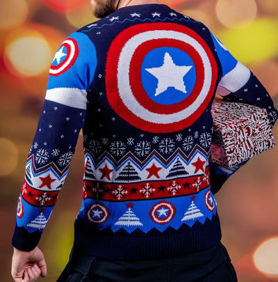 Maglione di Natale Capitan America Taglia XL - Marvel
