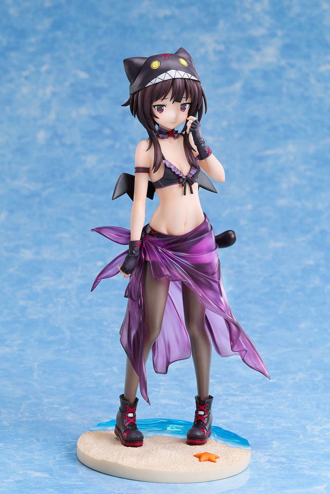 KonoSuba: An Explosion on This Wonderful World! Statua 1/7 Megumin Chomusuke Swimsuit Ver. 22 cm