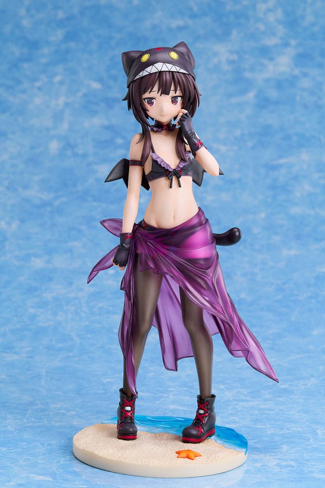 KonoSuba: An Explosion on This Wonderful World! Statua 1/7 Megumin Chomusuke Swimsuit Ver. 22 cm