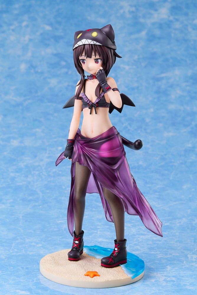 KonoSuba: An Explosion on This Wonderful World! Statua 1/7 Megumin Chomusuke Swimsuit Ver. 22 cm