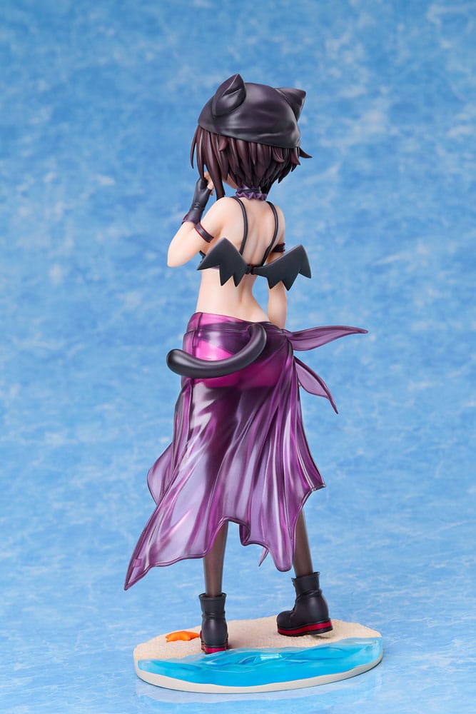KonoSuba: An Explosion on This Wonderful World! Statua 1/7 Megumin Chomusuke Swimsuit Ver. 22 cm