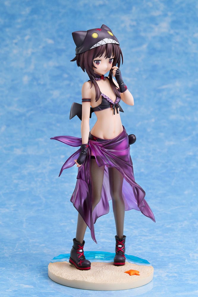 KonoSuba: An Explosion on This Wonderful World! Statua 1/7 Megumin Chomusuke Swimsuit Ver. 22 cm