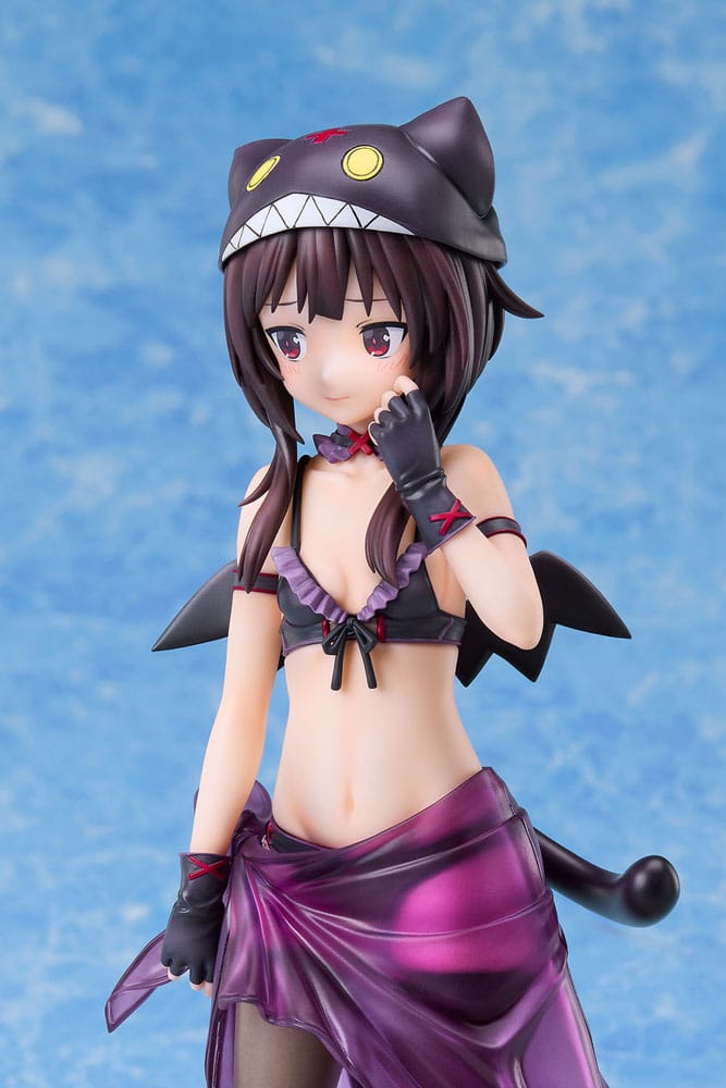 KonoSuba: An Explosion on This Wonderful World! Statua 1/7 Megumin Chomusuke Swimsuit Ver. 22 cm