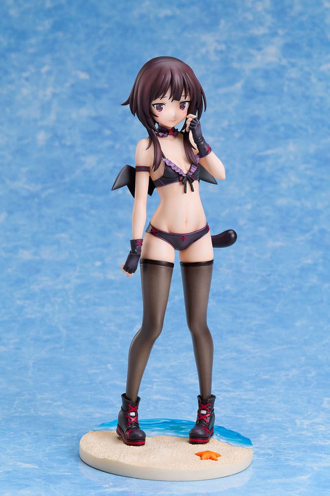KonoSuba: An Explosion on This Wonderful World! Statua 1/7 Megumin Chomusuke Swimsuit Ver. 22 cm
