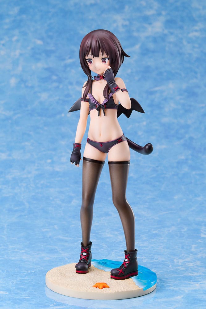KonoSuba: An Explosion on This Wonderful World! Statua 1/7 Megumin Chomusuke Swimsuit Ver. 22 cm
