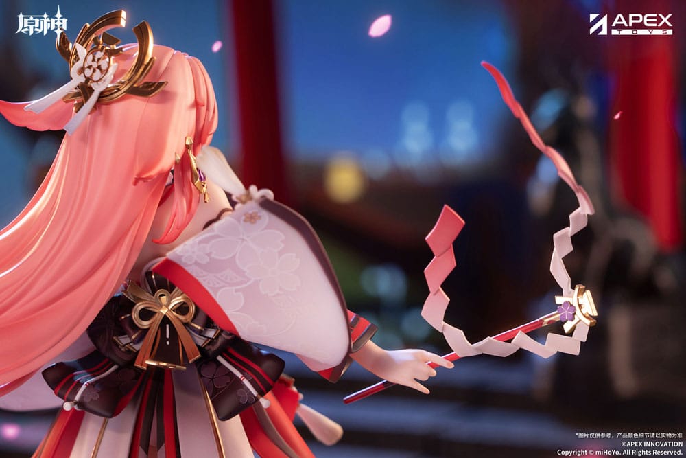 Statuetta in PVC Genshin Impact Yae Miko Astute Amusement Ver. 1/7, 28 cm, APEX