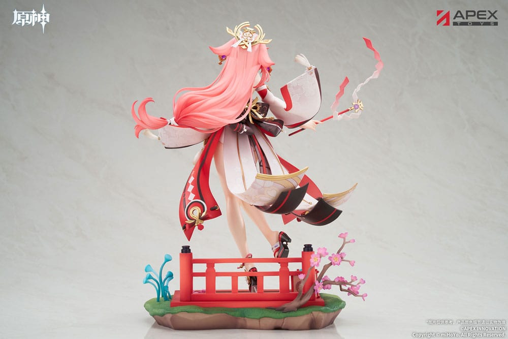 Statuetta in PVC Genshin Impact Yae Miko Astute Amusement Ver. 1/7, 28 cm, APEX