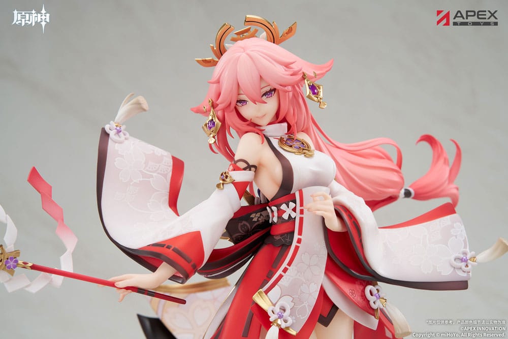 Statuetta in PVC Genshin Impact Yae Miko Astute Amusement Ver. 1/7, 28 cm, APEX