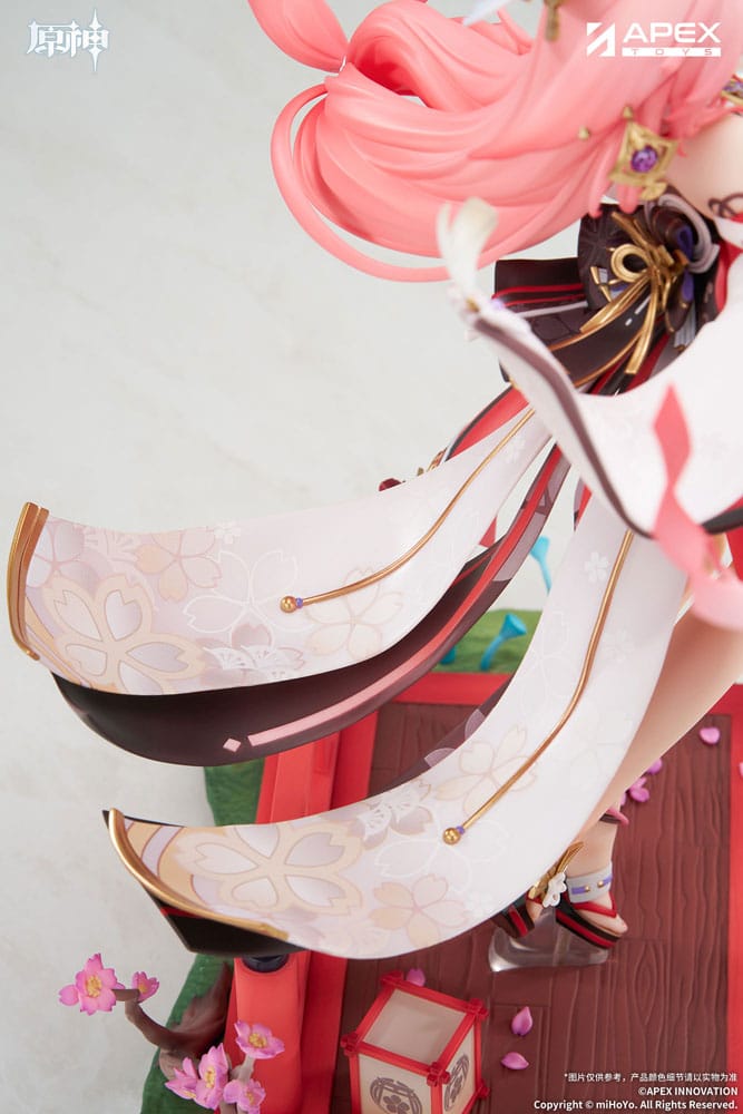 Statuetta in PVC Genshin Impact Yae Miko Astute Amusement Ver. 1/7, 28 cm, APEX